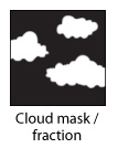 Cloud mask/fraction