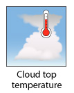 Cloud top temperature